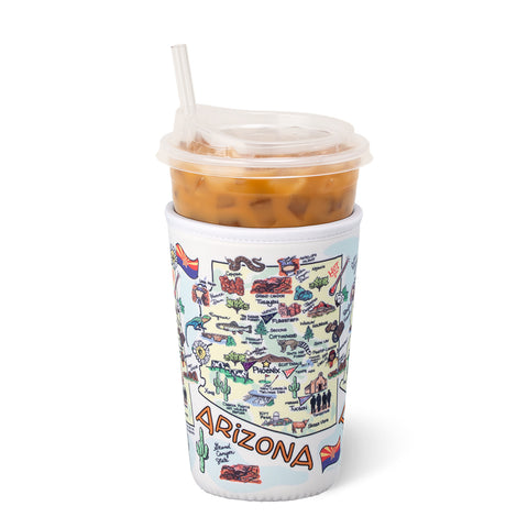 Christmas Bows Large Iced Cup Coolie