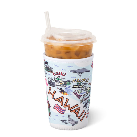Christmas Bows Large Iced Cup Coolie