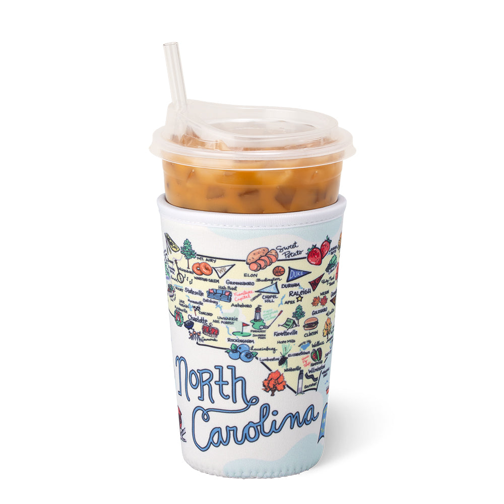 Swig Life North Caolina Insulated Neoprene Iced Cup Coolie
