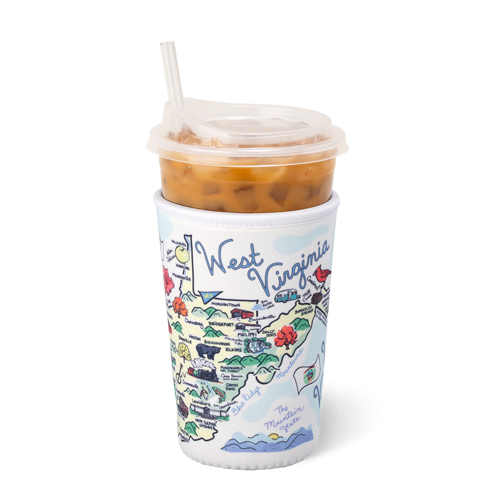 Swig Life West Virginia Insulated Neoprene Iced Cup Coolie