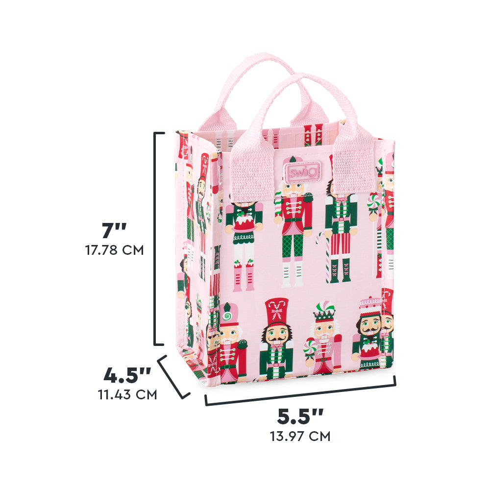 Sugar Plum Soldiers Mini Reusable Gift Bag