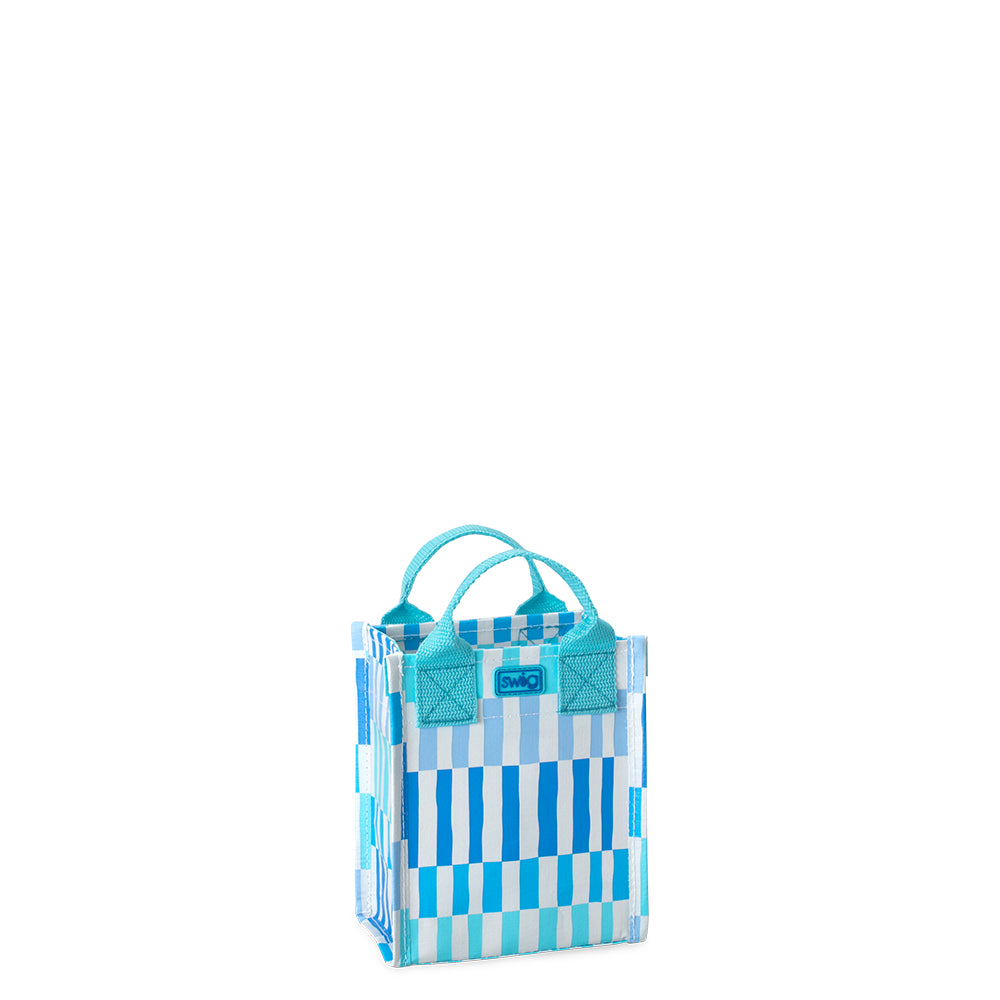 Glacier Stripe Mini Reusable Gift Bag