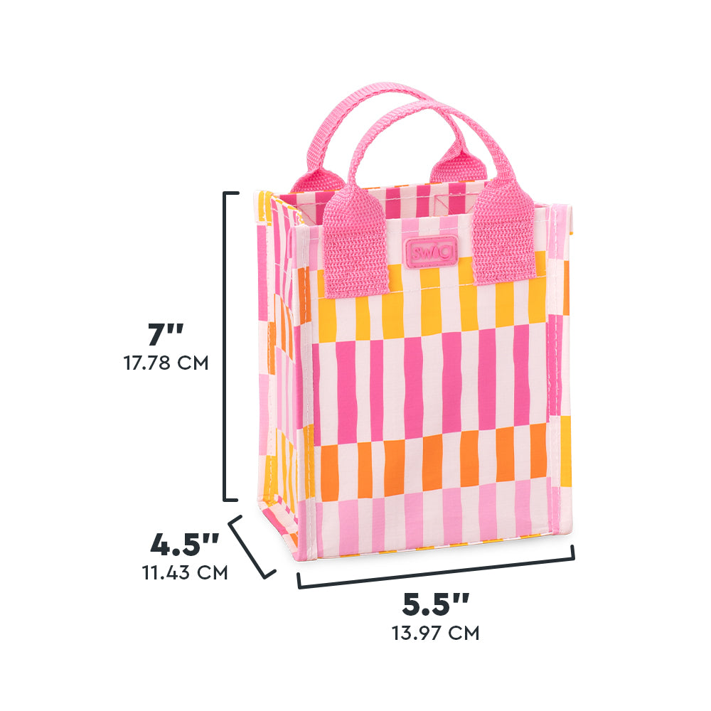 Sherbet Stripe Mini Reusable Gift Bag