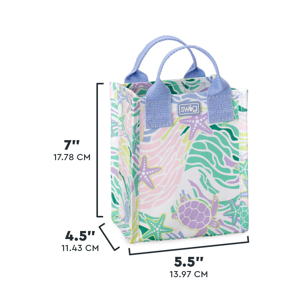 Sea Swirl Mini Reusable Gift Bag