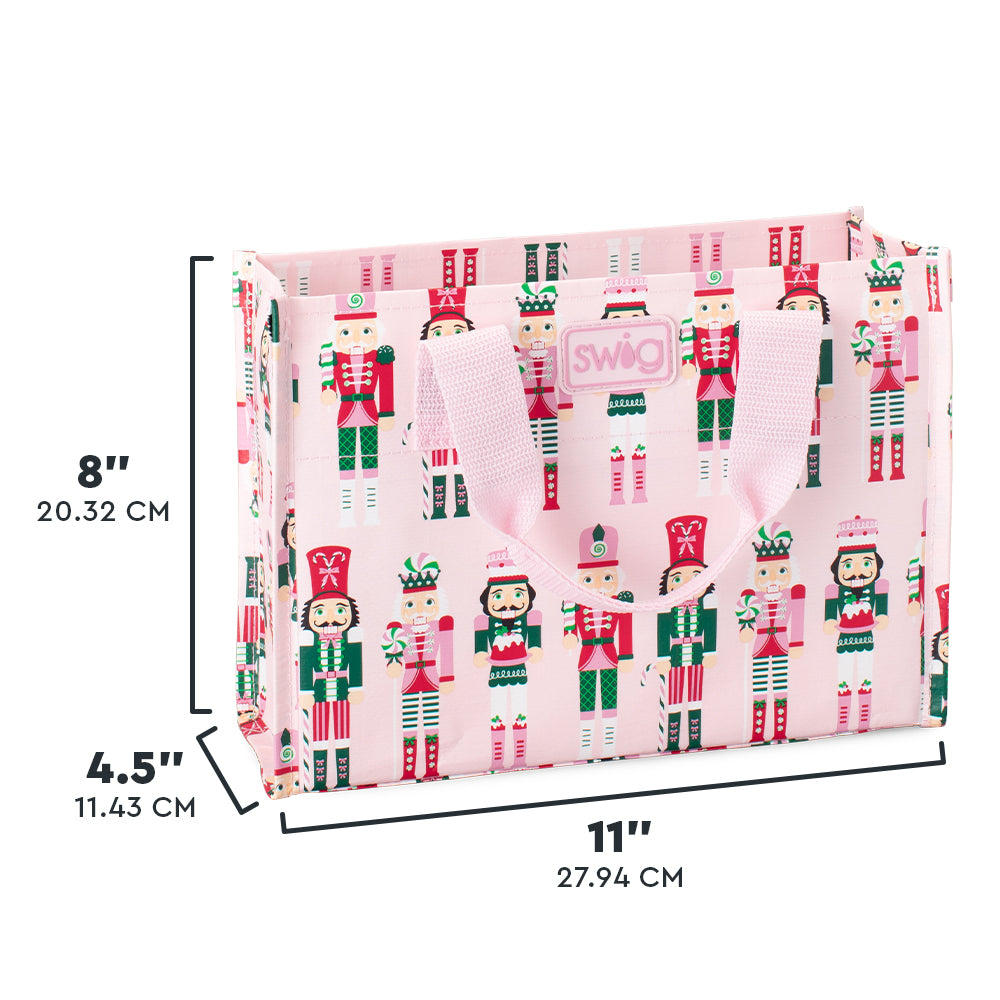 Sugar Plum Soldiers Small Reusable Gift Bag