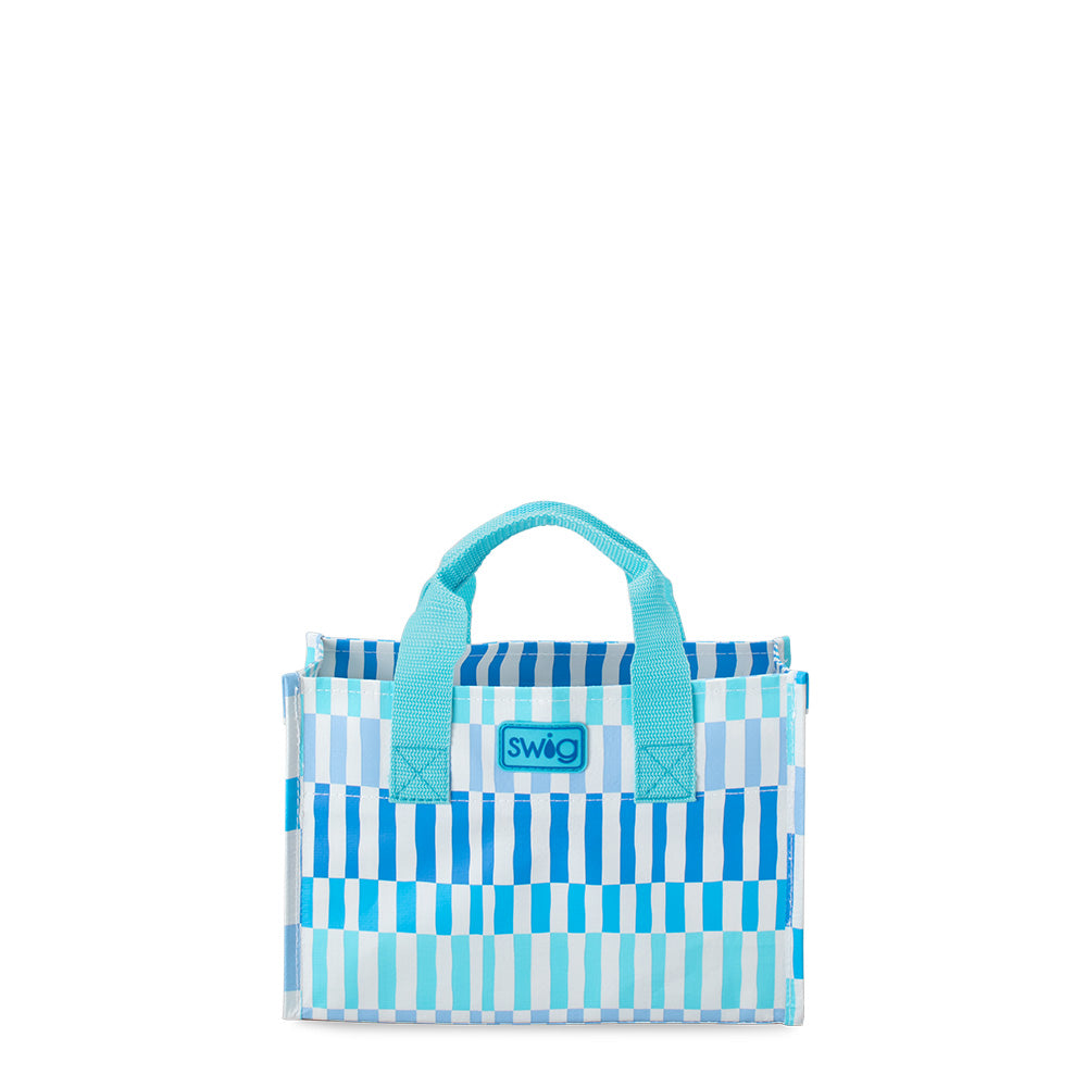 Glacier Stripe Small Reusable Gift Bag