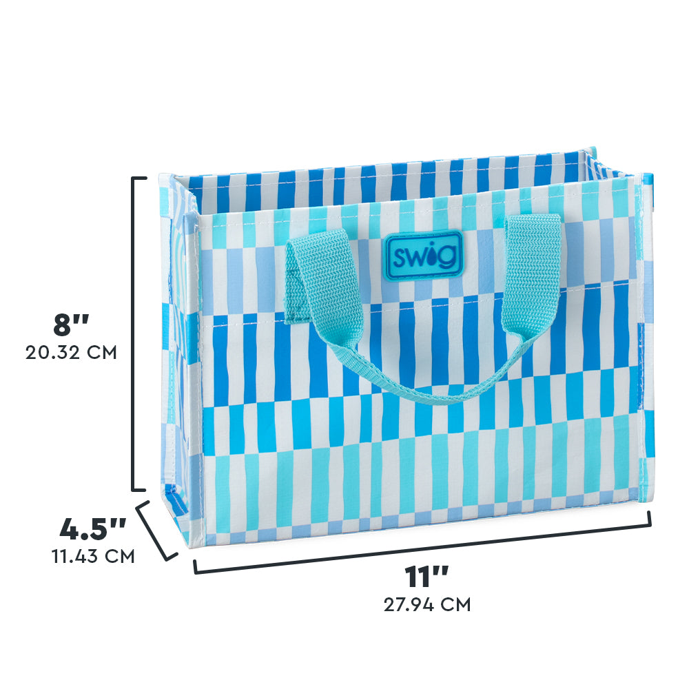 Glacier Stripe Small Reusable Gift Bag