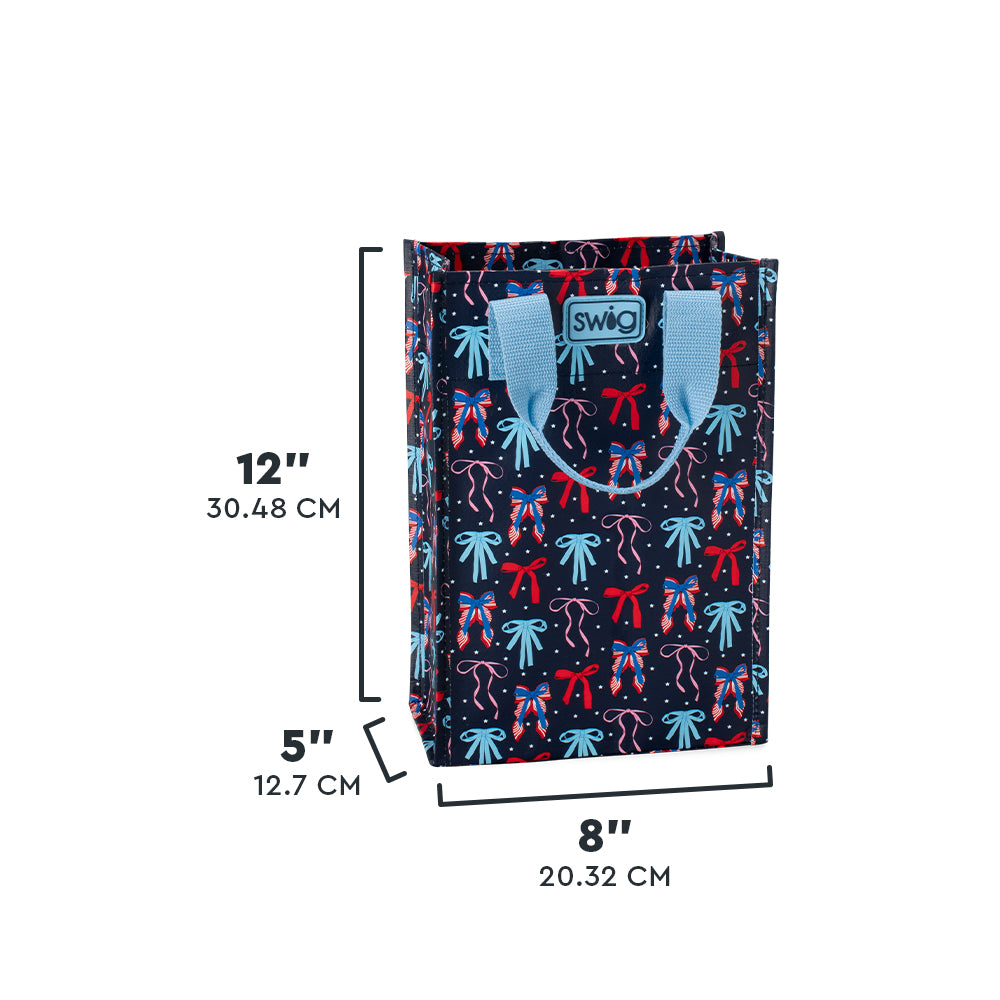Miss Independence Tall Reusable Gift Bag