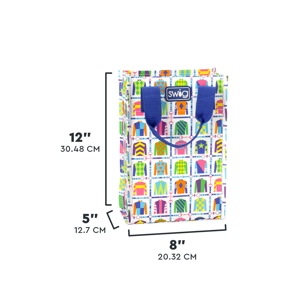 Jockey Club Tall Reusable Gift Bag