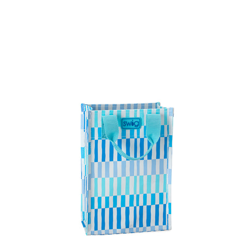 Glacier Stripe Tall Reusable Gift Bag