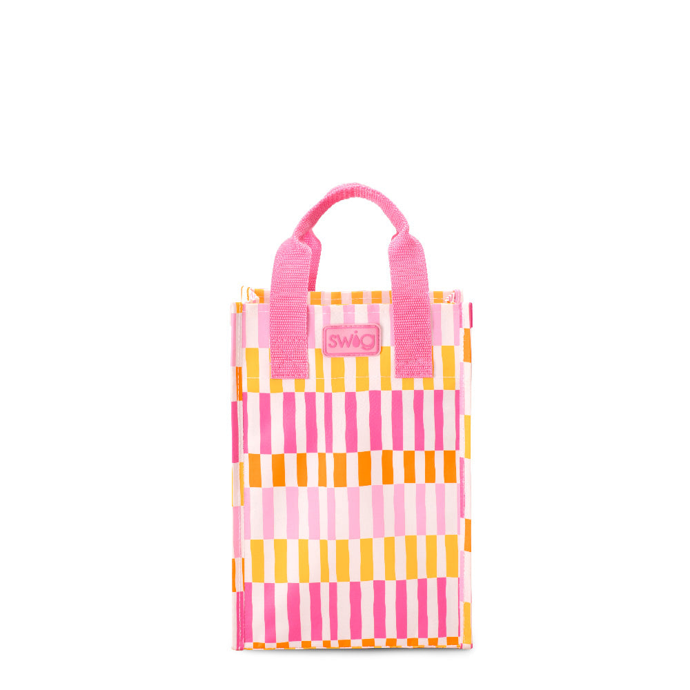 Sherbet Stripe Tall Reusable Gift Bag