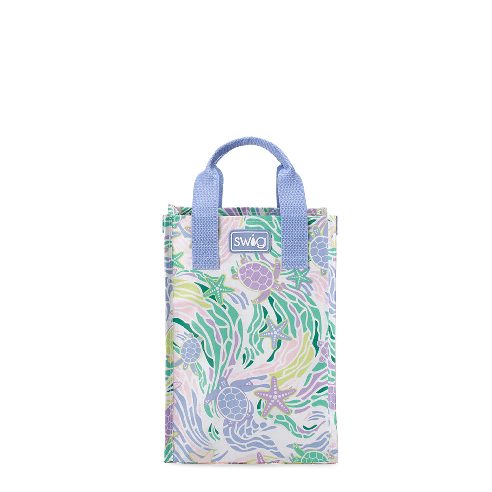 Sea Swirl Tall Reusable Gift Bag