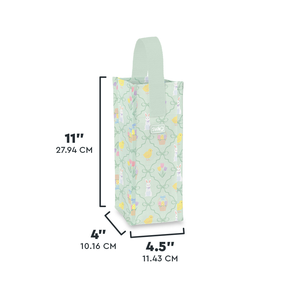 Hoppy Easter Wine Reusable Gift Bag