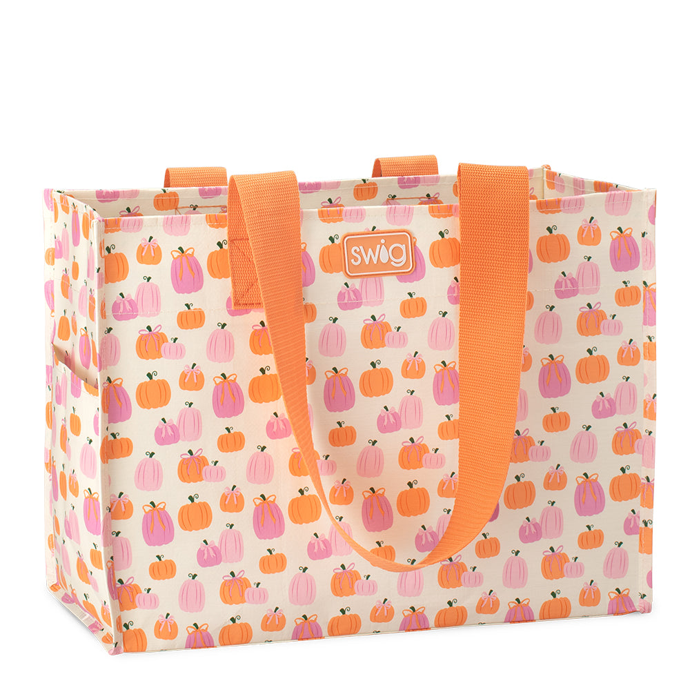 Pumpkins and Bows Jumbo Tote Bag