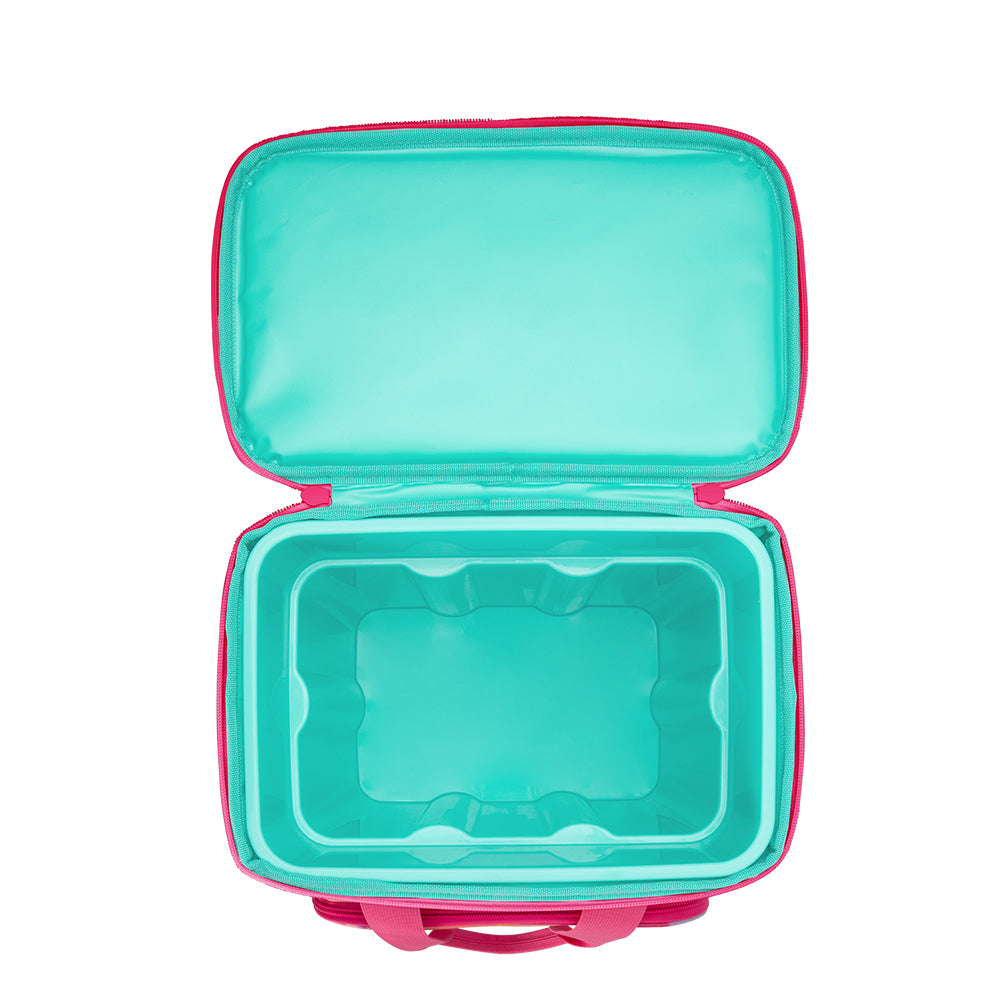 Swig Life Candy Crushl Boxxi 24 Cooler inside view showing removable storage stray with handle