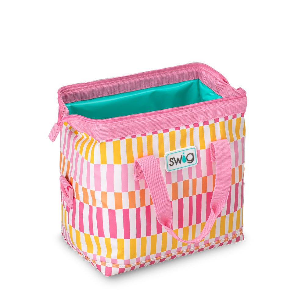 Sherbet Stripe Packi 12 Cooler
