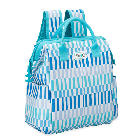 Sherbet Stripe Packi 12 Cooler