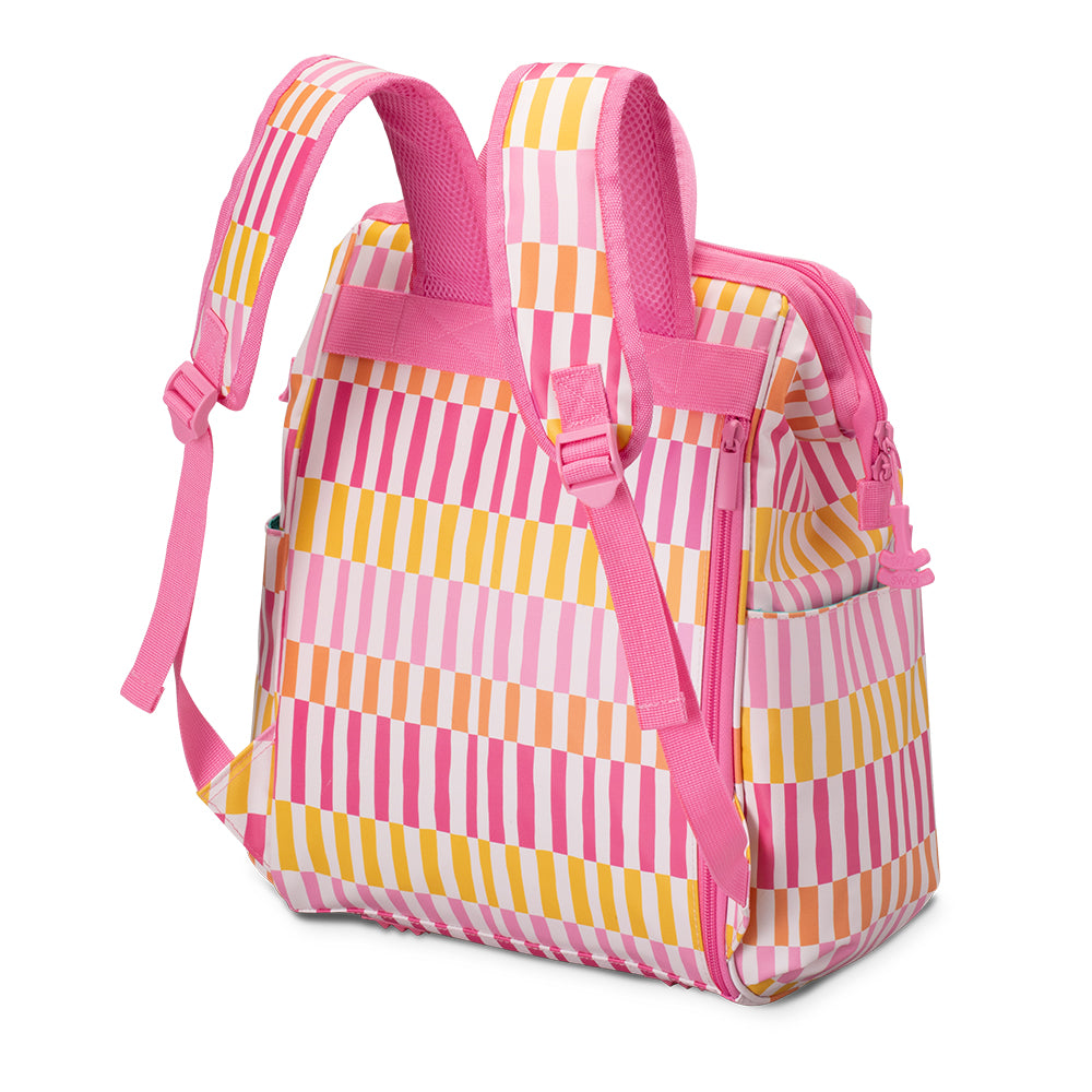 Sherbet Stripe Packi 24 Backpack Cooler