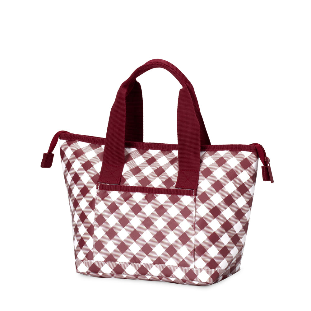 Gameday Gingham Maroon Lunchi Lunch Bag