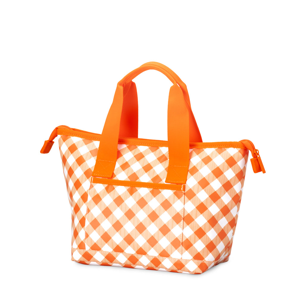 Gameday Gingham Orange Lunchi Lunch Bag
