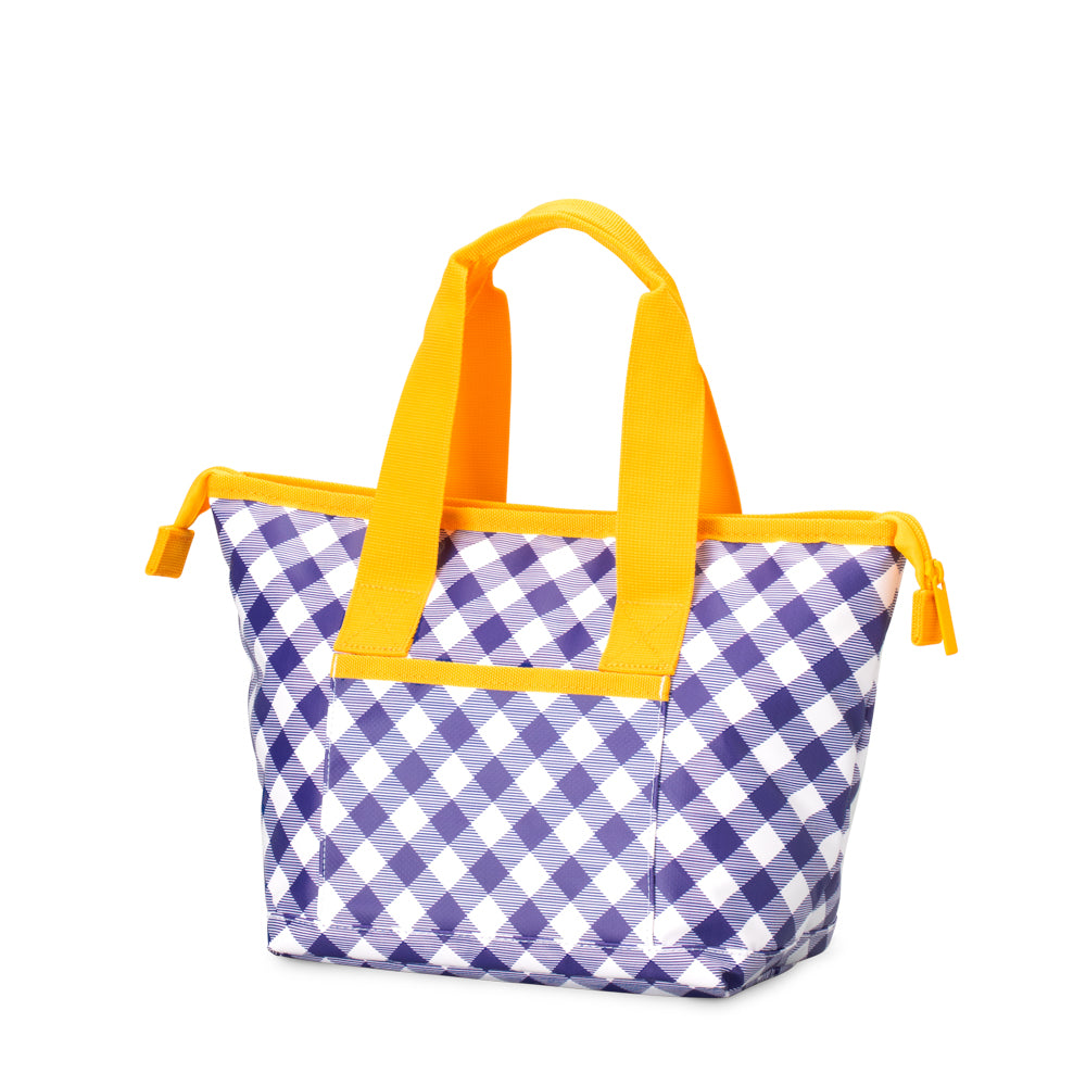 Gameday Gingham Purple + Yellow Lunchi Lunch Bag