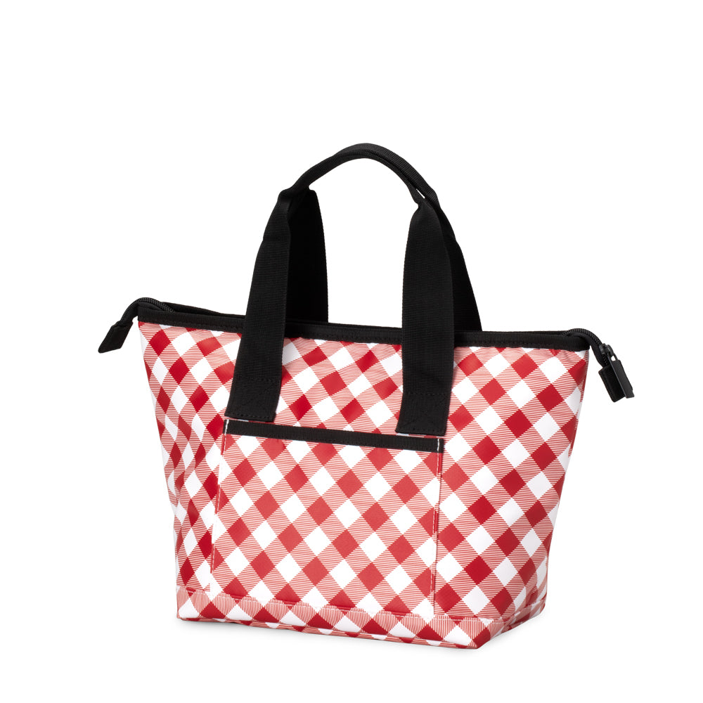 Gameday Gingham Red + Black Lunchi Lunch Bag