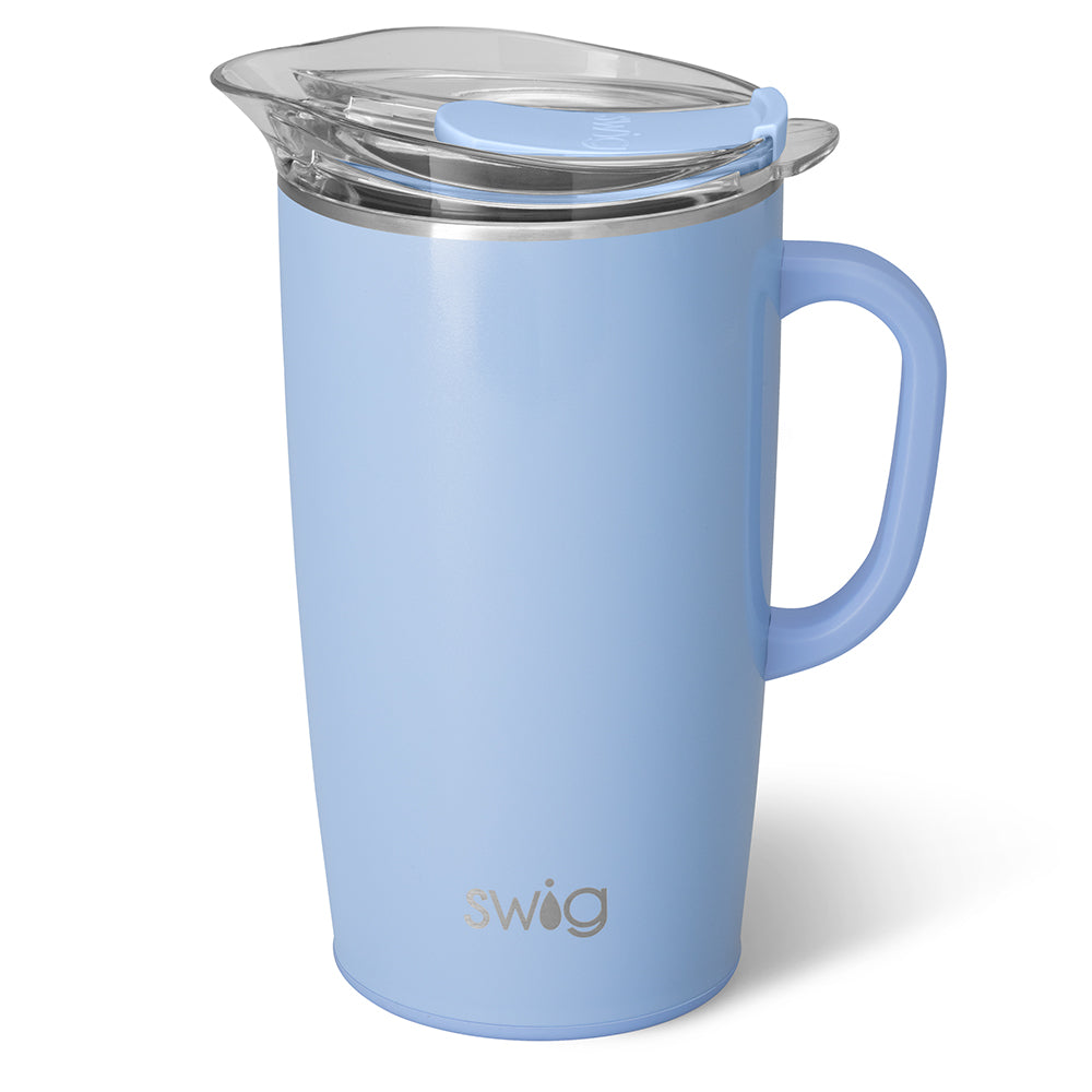 Shimmer Periwinkle Party Pitcher 64oz