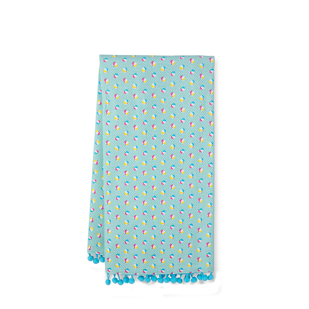 Beach Balls Tea Towel