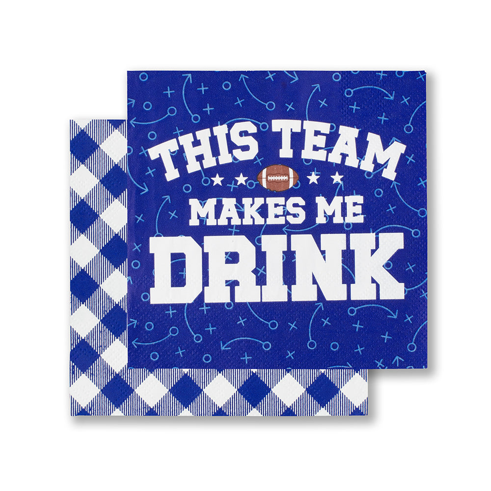 This Team Makes Me Drink Royal Cocktail Napkins