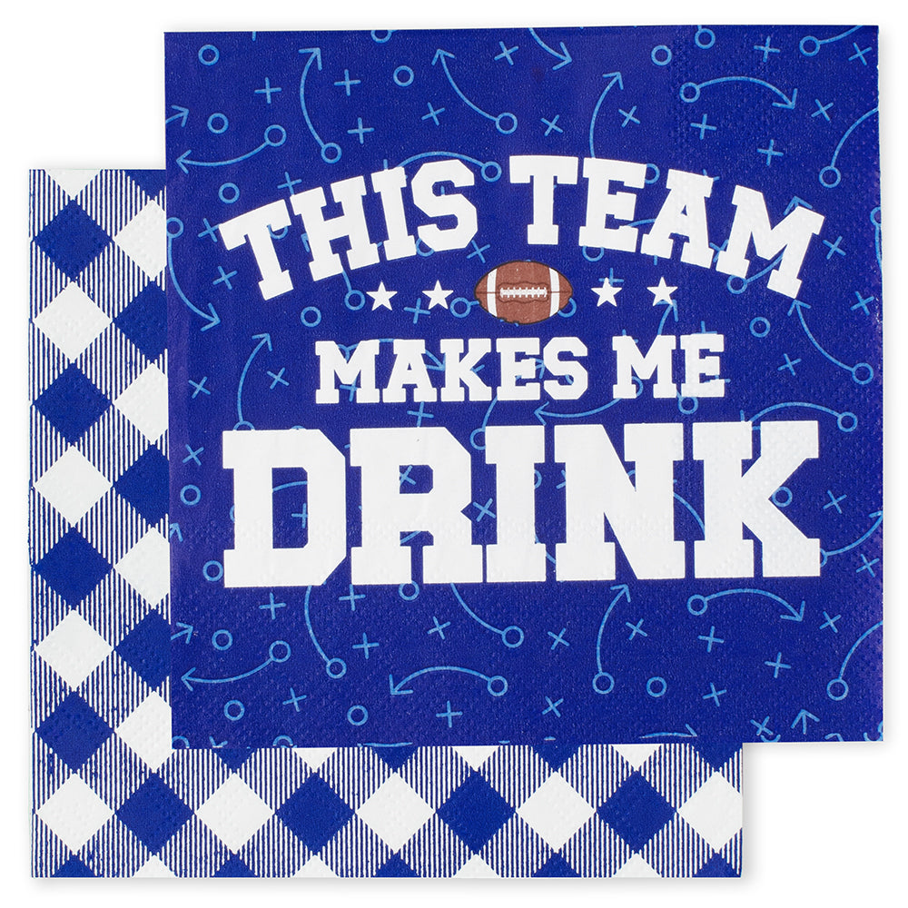 This Team Makes Me Drink Royal Cocktail Napkins