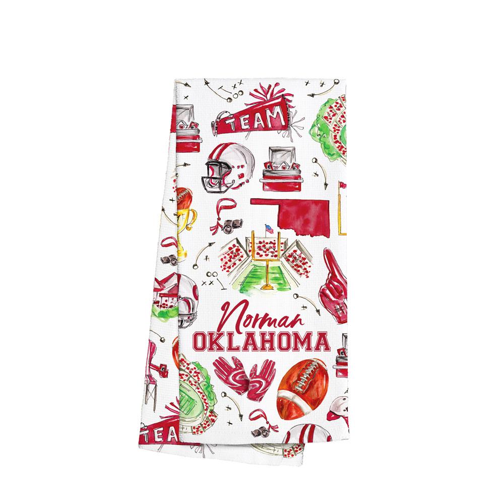 Tailgates in Norman Tea Towel