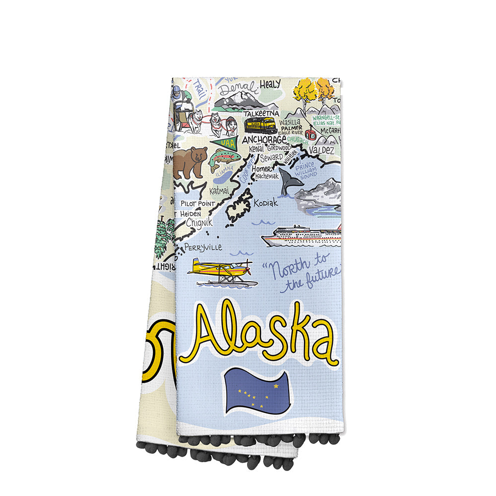 Alaska Tea Towel