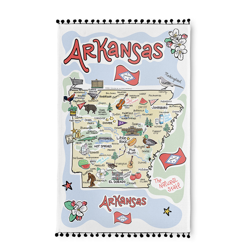 Arkansas Tea Towel