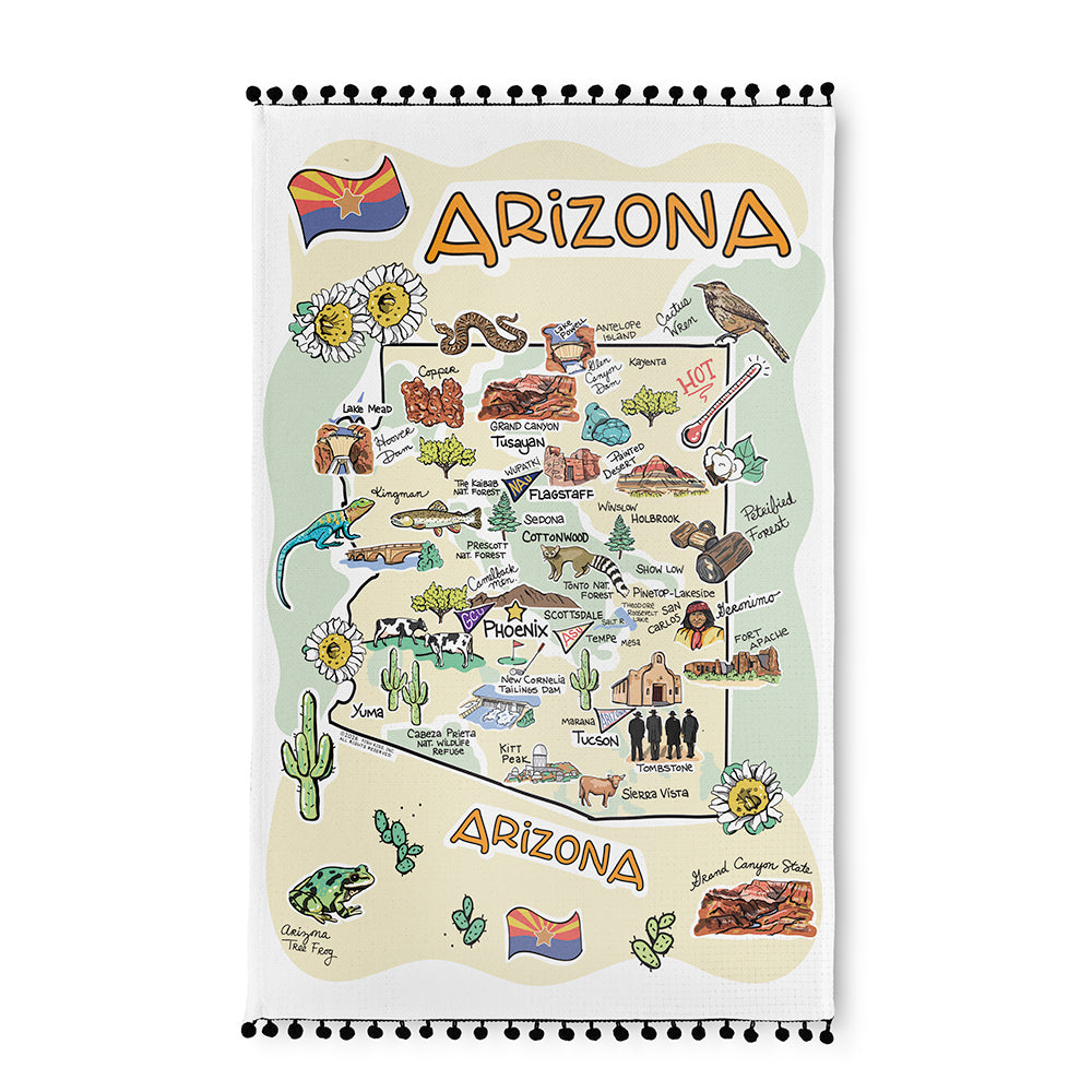 Arizona Tea Towel