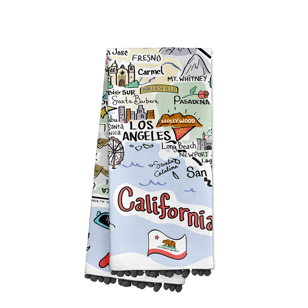 California Tea Towel