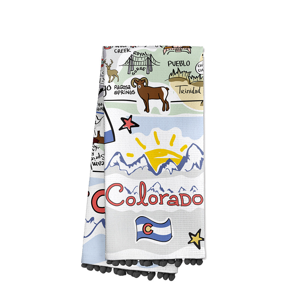 Colorado Tea Towel