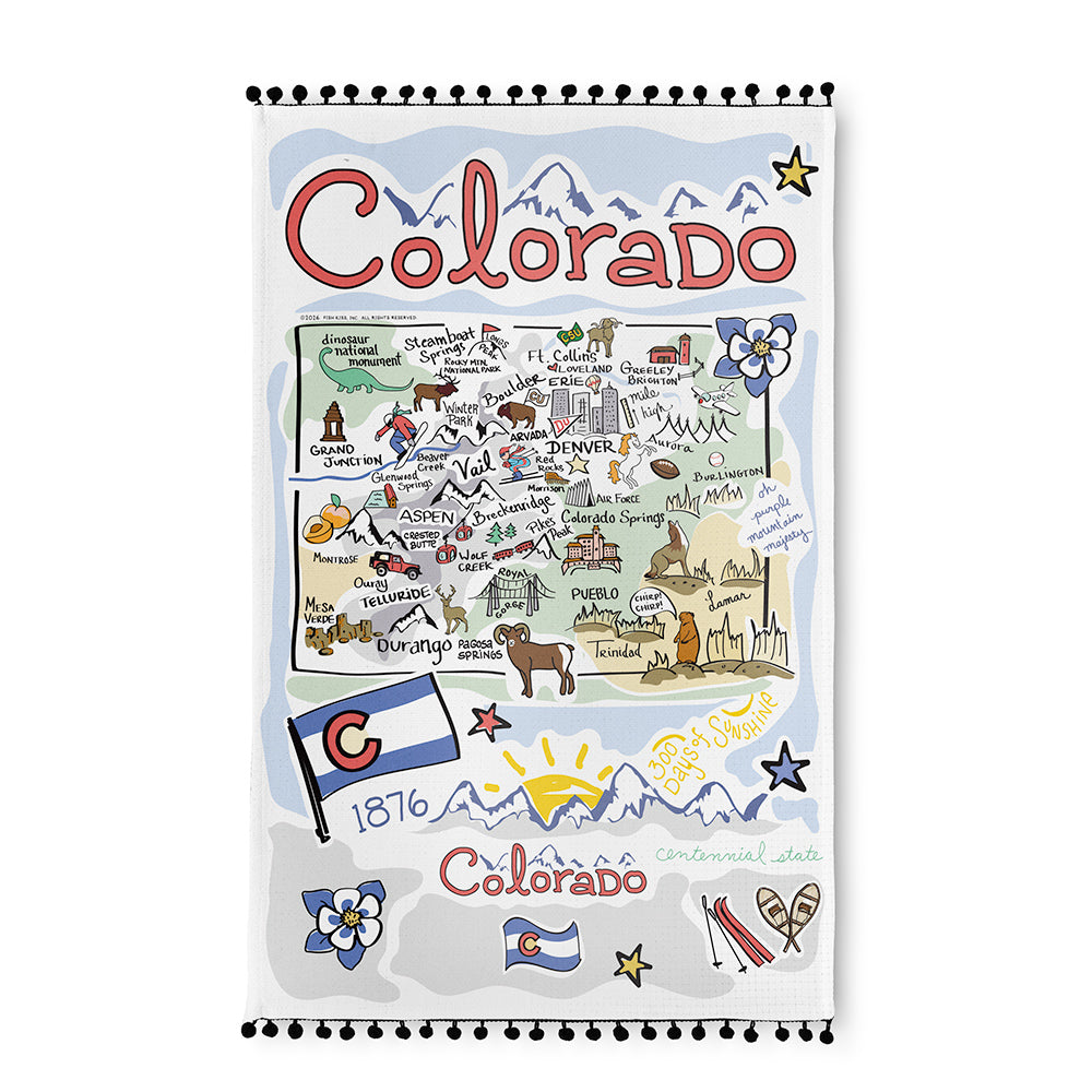 Colorado Tea Towel