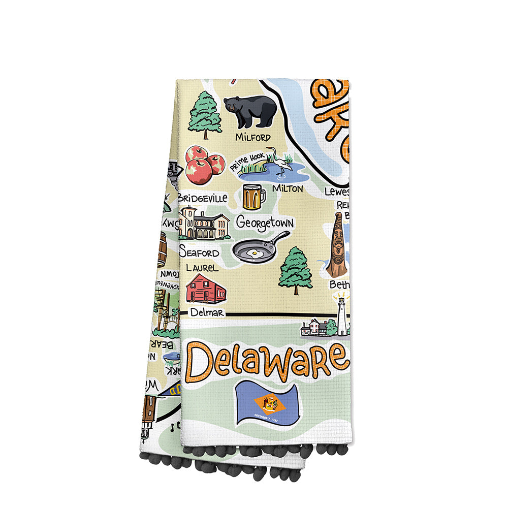 Delaware Tea Towel