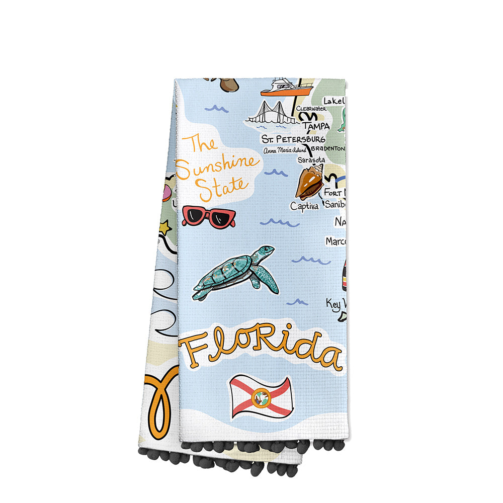 Florida Tea Towel