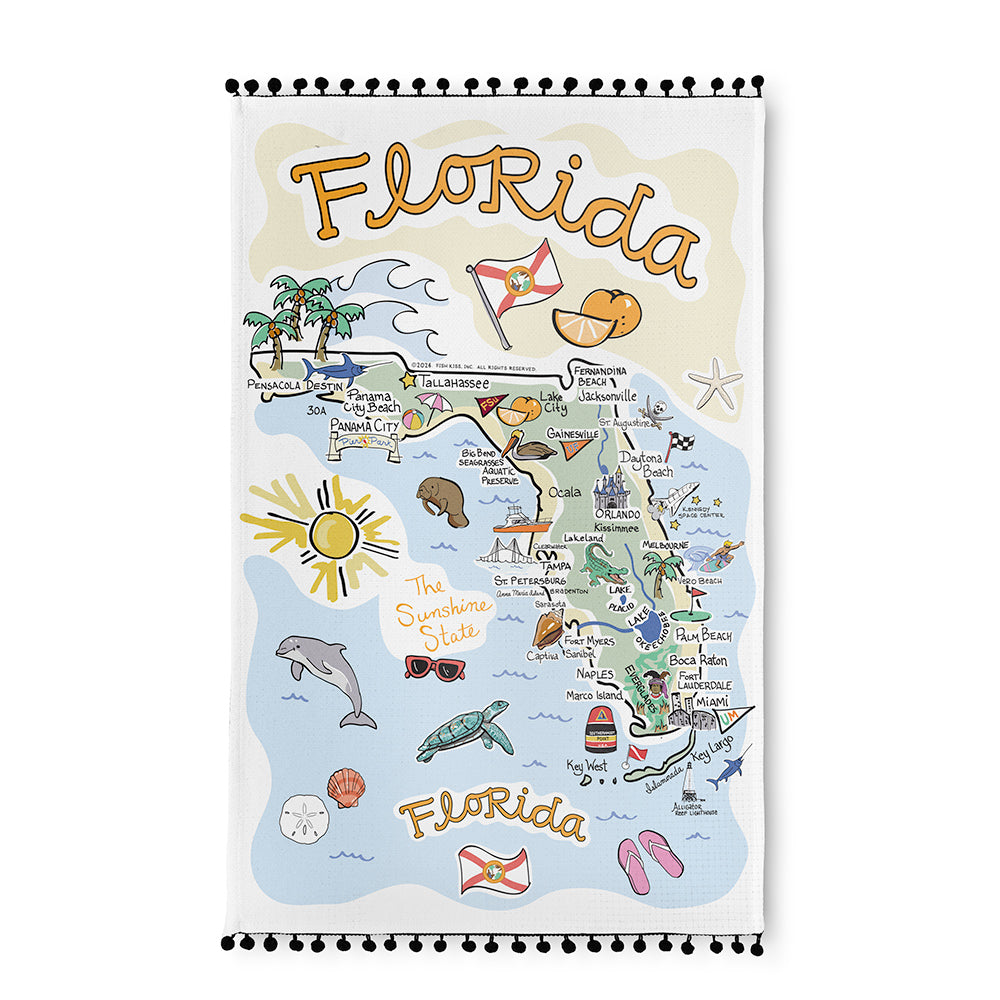 Florida Tea Towel