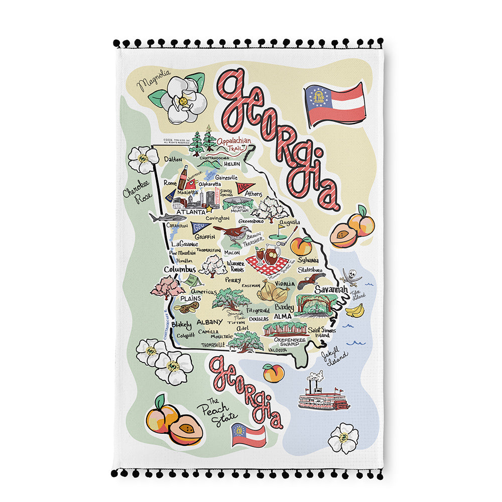 Georgia Tea Towel