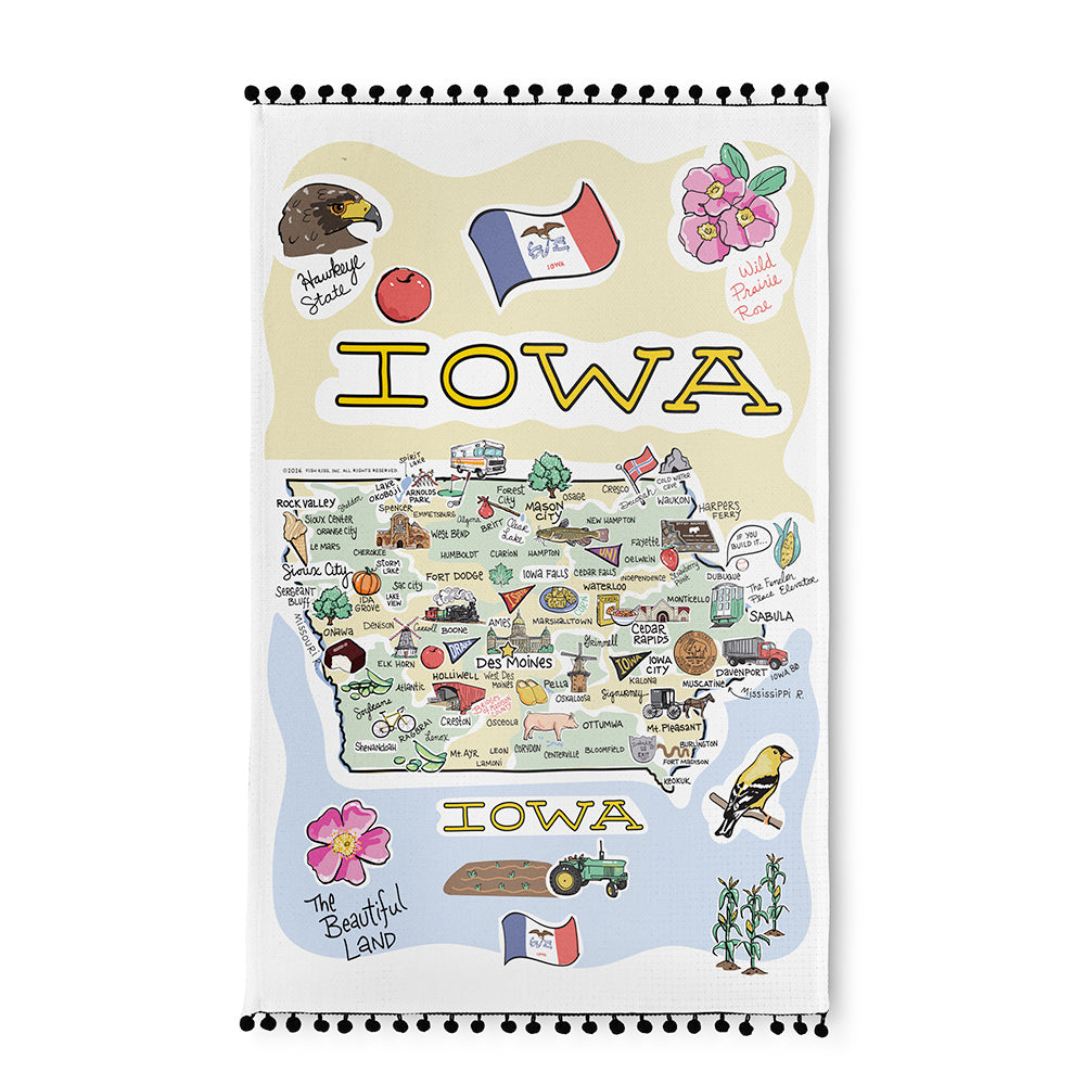 Iowa Tea Towel