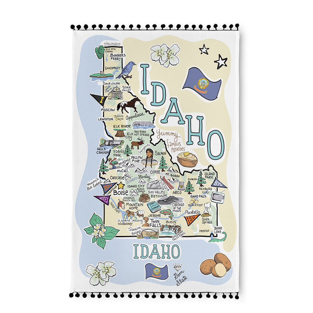 Idaho Tea Towel