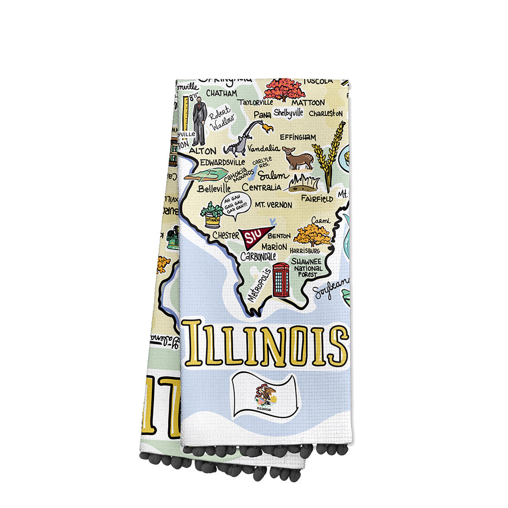 Illinois Tea Towel