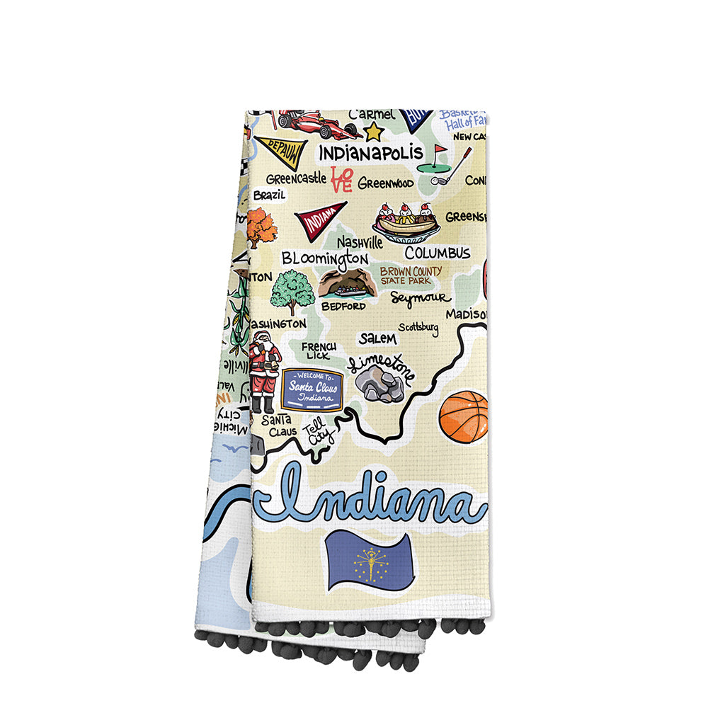 Indiana Tea Towel