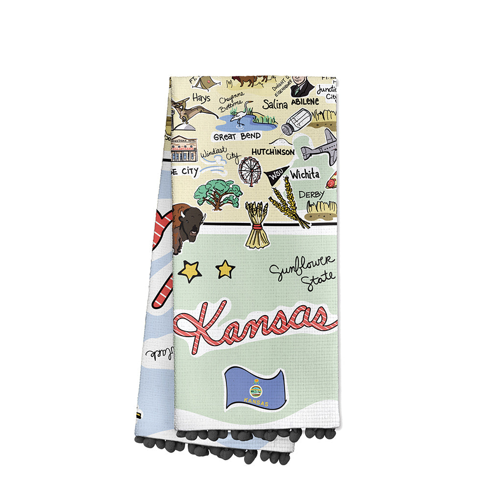 Kansas Tea Towel