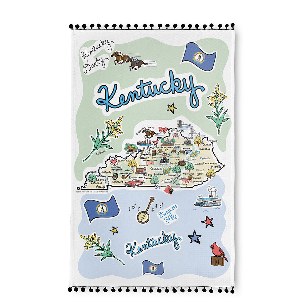 Kentucky Tea Towel