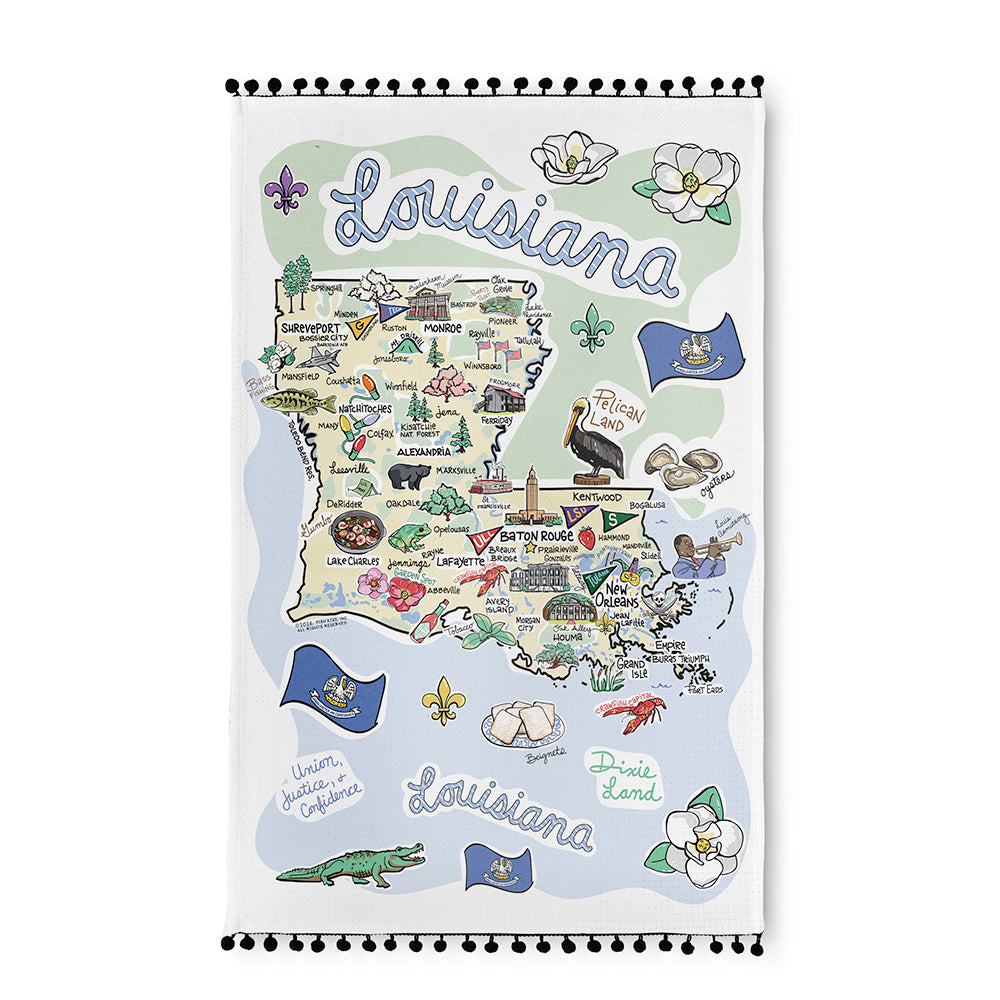 Louisiana Tea Towel