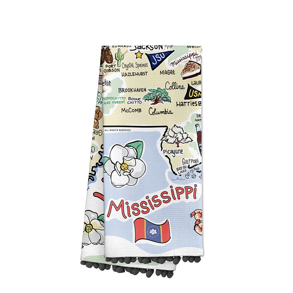 Mississippi Tea Towel