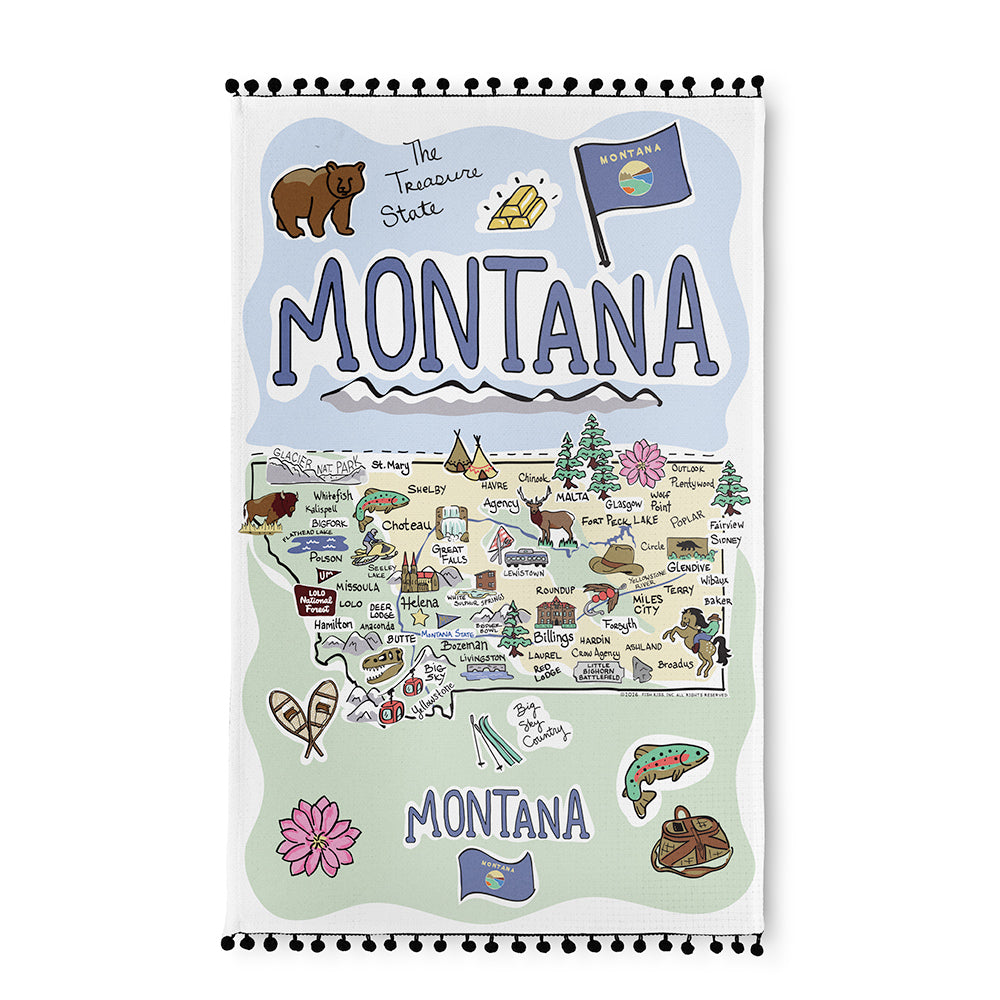 Montana Tea Towel